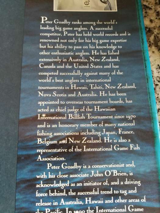 SALTWATER GAMEFISHING Offshore and Onshore PETER GOADBY  ( fishing incl. reference to Cape Town  )