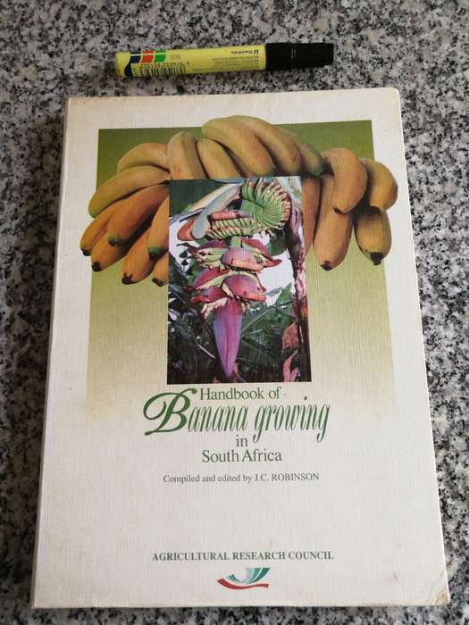 HANDBOOK OF BANANA GROWING IN SOUTH AFRICA Compiled & Edited J C ROBINSON  fruit farming bananas