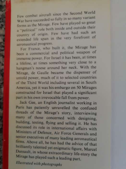MIRAGE WARPLANE FOR THE WORLD JACK GEE (  the history and development  1971 ) fighter jets aviation