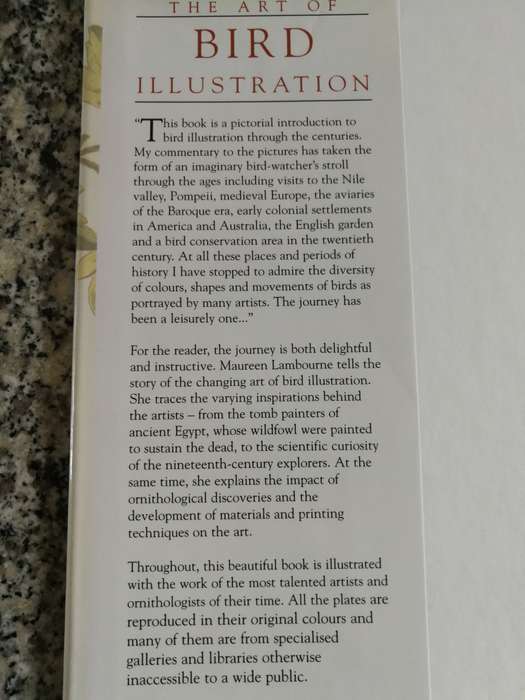 THE ART OF BIRD ILLUSTRATION Visual Tribute Achievements Classic Bird Illustrators MAUREEN LAMBOURNE