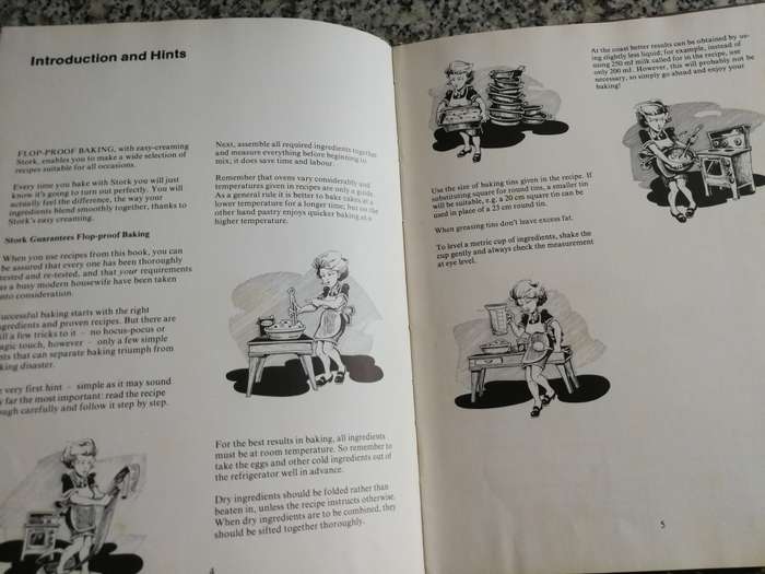 FLOP PROOF BAKING WITH STORK  ( Flop-Proof )  published around 1975