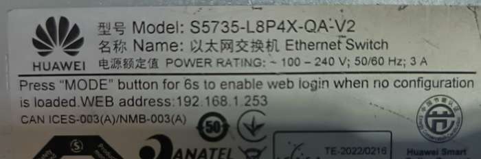 Huawei S5735-L8P4X-QA-V2  Network Switch