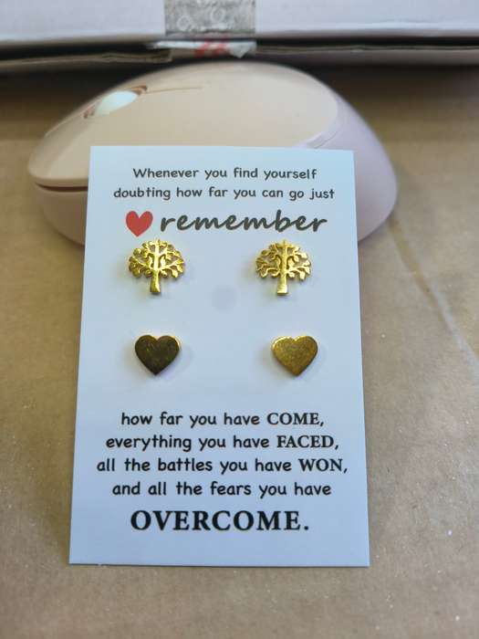 x2 Set GENUINE STAINLESS STEEL  Earrings  - DO NOT FADE Ref2