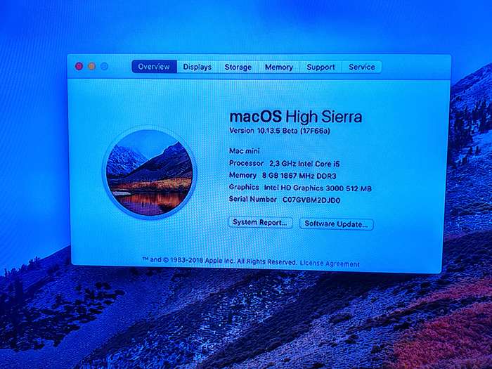 Mac Mini  2011, 256GB SSD and 8GB RAM