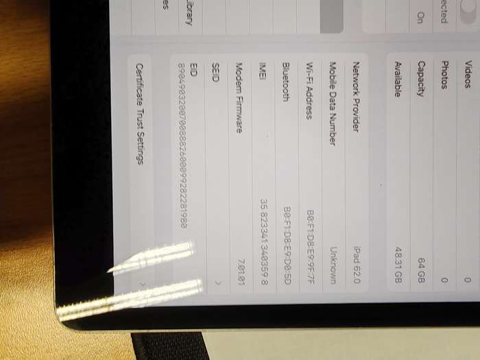 IPad 9th Gen  64gig Wifi