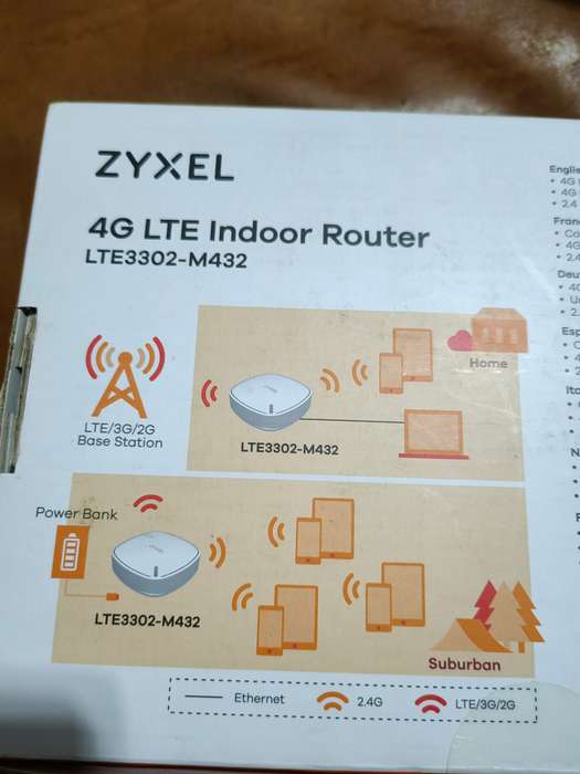 ZYXEL LTE3202-M432 ROUTER (It take a SIM CARD)