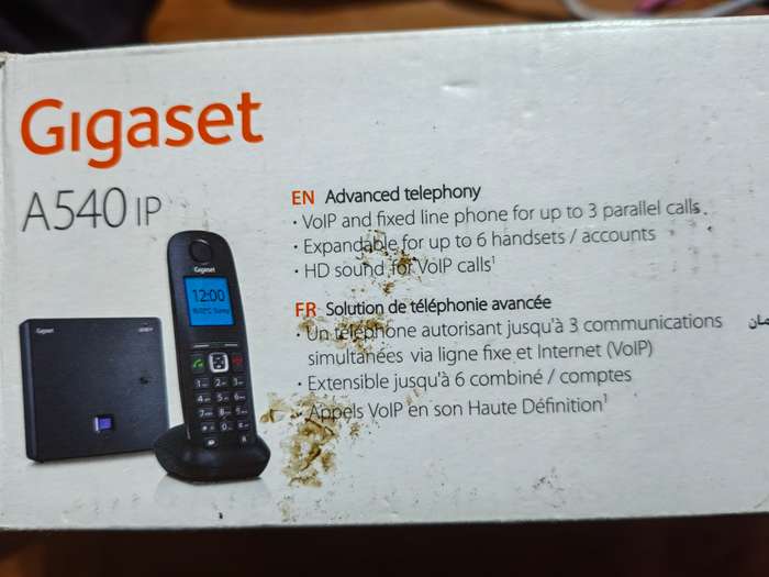 Gigaset Handset A540IP Plus base station