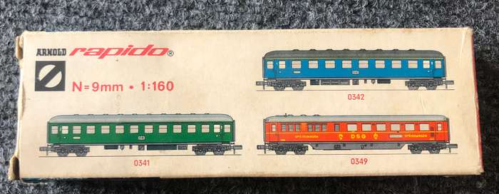 Arnold Rapido n-gauge loco and rolling stock