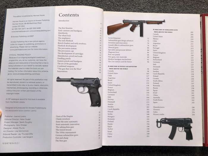 Firearm books - illustrated