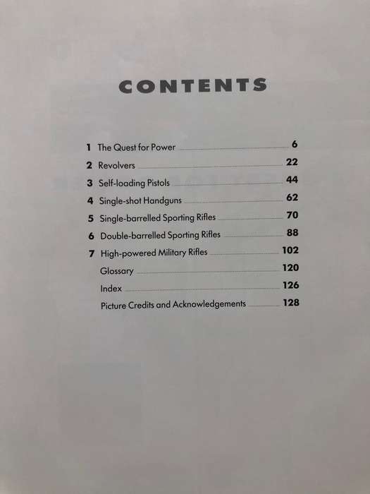 Firearms books -illustrated