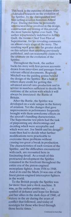 The Spitfire Story - Alfred Price