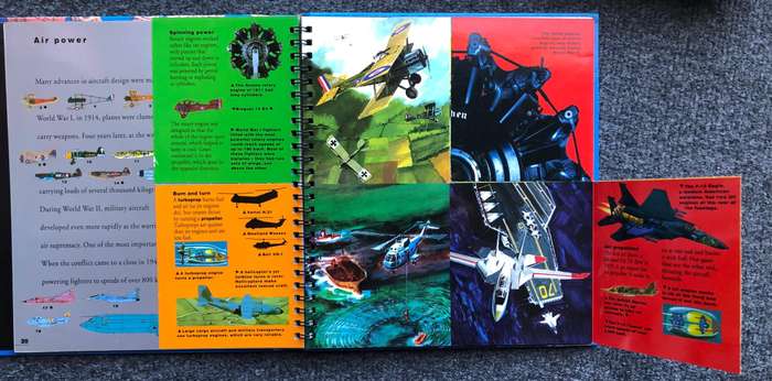 Pop-up books. Planes of the Aces, Space Shuttle, The story of Flight, Navigation