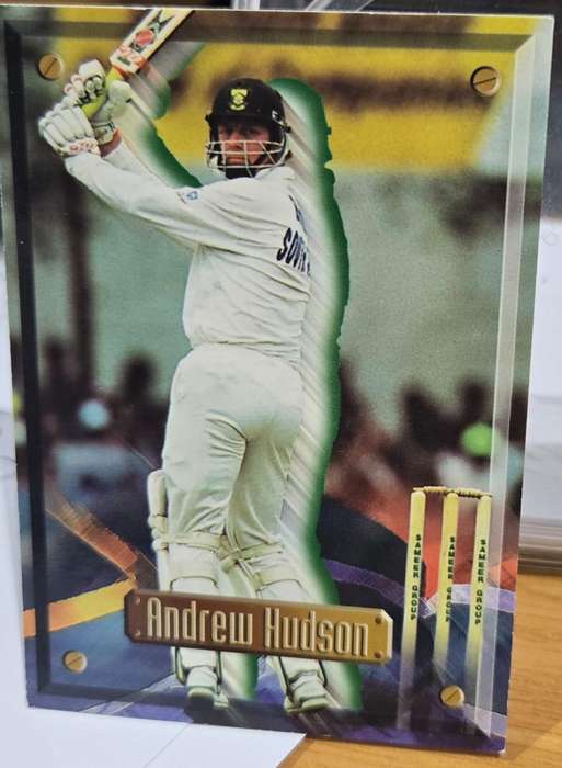 ANDREW HUDSON (South Africa) 1997 South Africa SPORTS DECK CRICKET CARD #9
