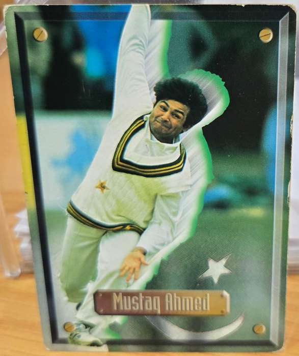 MUSTAQ AHMED (Pakistan) 1997 South Africa SPORTS DECK CRICKET CARD #38