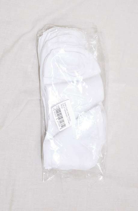 4 x Pairs NEW white cotton ankle socks