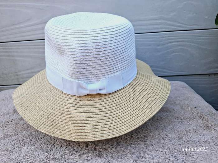 Fedora style sun hat