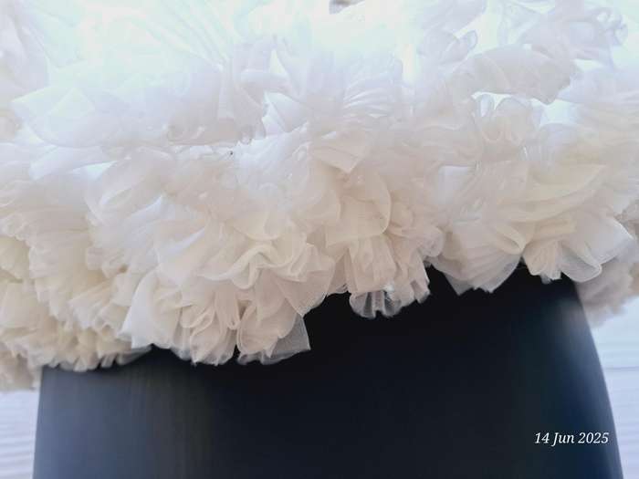 Smitten flutter white tutu