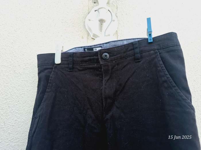 MRP Black Chino Slim Stretch - Size 28