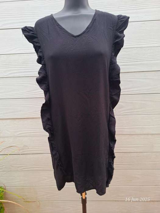 Pick n pay clothing real women black dress with ruffle detail - Size XL