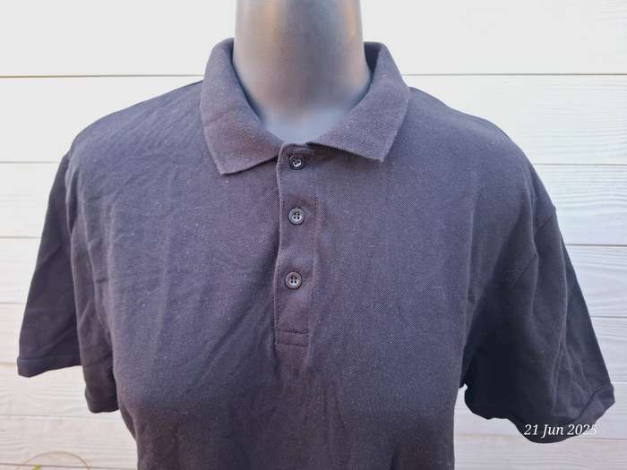 MRP Black golf shirt - L