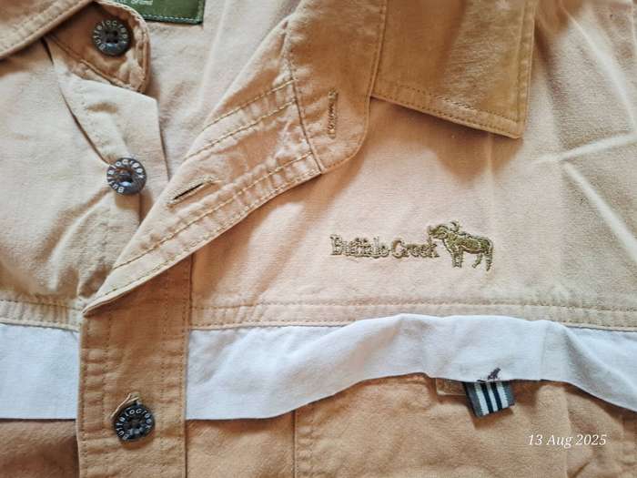 Mens Buffalo Creek authentic brand short sleeve button shirt - XXL