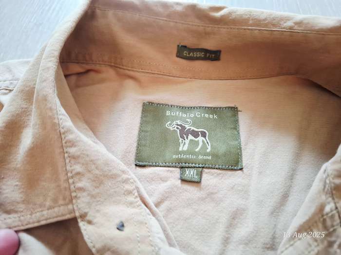 Mens Buffalo Creek authentic brand short sleeve button shirt - XXL
