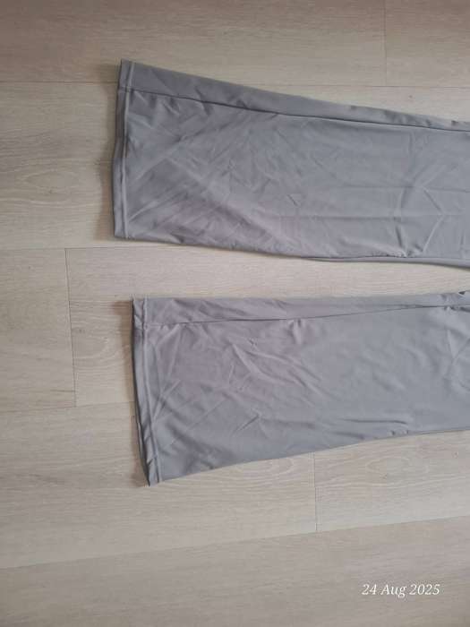 NEW grey flare leg pants