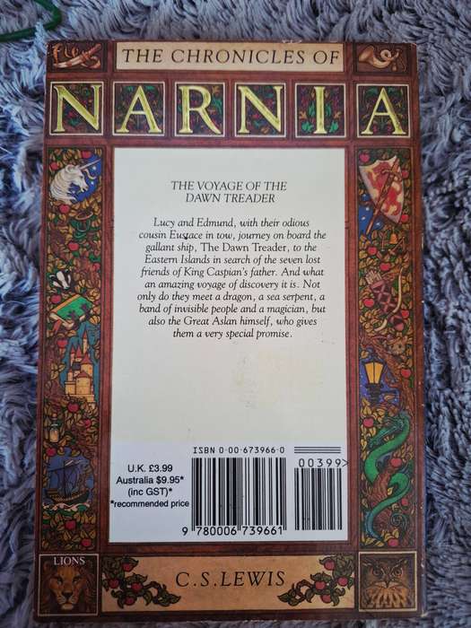 Softcover novel: The Silver chair by C.S. Lewis. The Chronicles of Narnia.