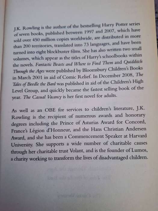 Softcover: The Casual Vacancy by J.K. Rowling
