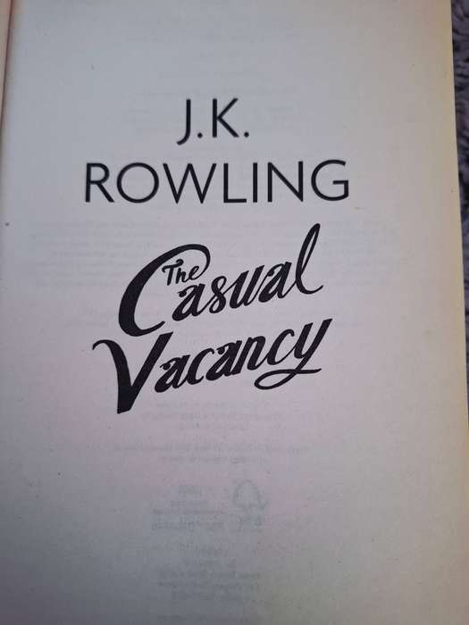 Softcover: The Casual Vacancy by J.K. Rowling