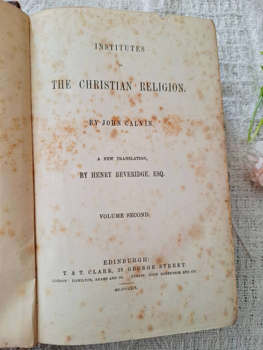 The Christian Religion by John Calvin