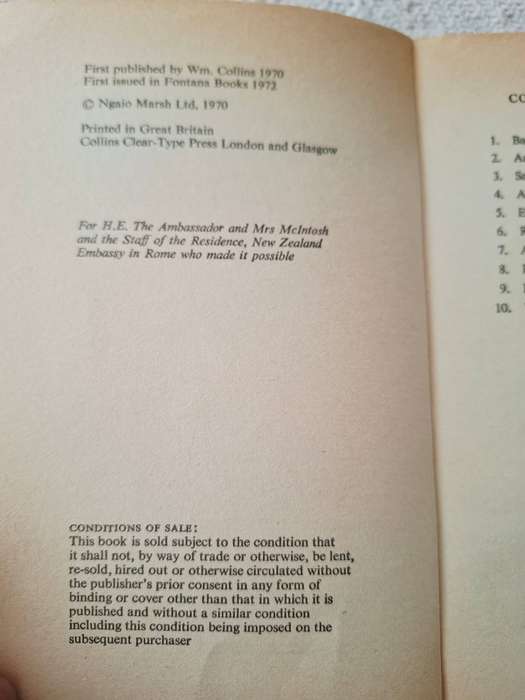 When in Rome by Ngaio Marsh