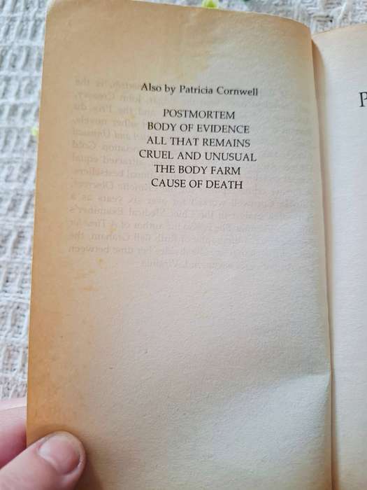 From Potters Field by Patricia Cornwell