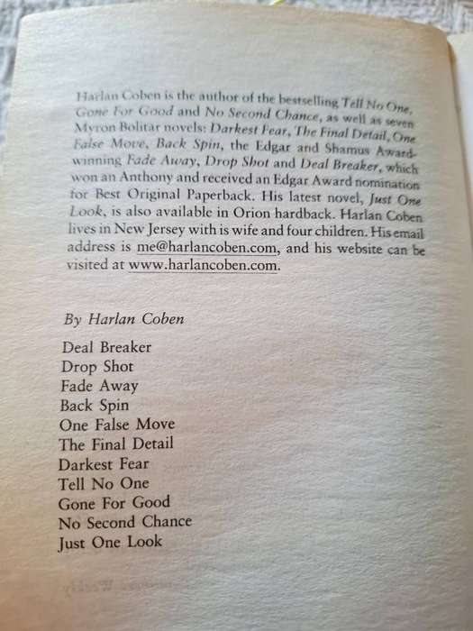 One False Move by Harlan Coben