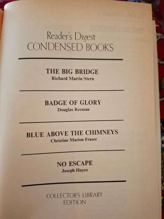 Reader's Digest Condensed Books - First Edition Red 3