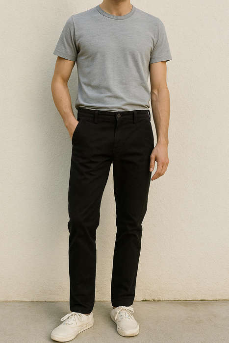 MRP Black Chino Slim Stretch - Size 28