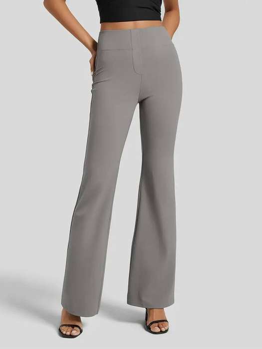 NEW grey flare leg pants XXL