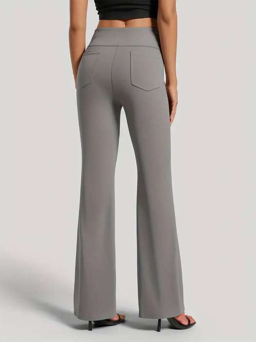NEW grey flare leg pants XXL