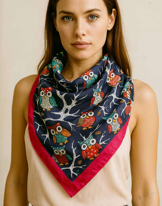 Bandana square scarf 90cm x 92cm