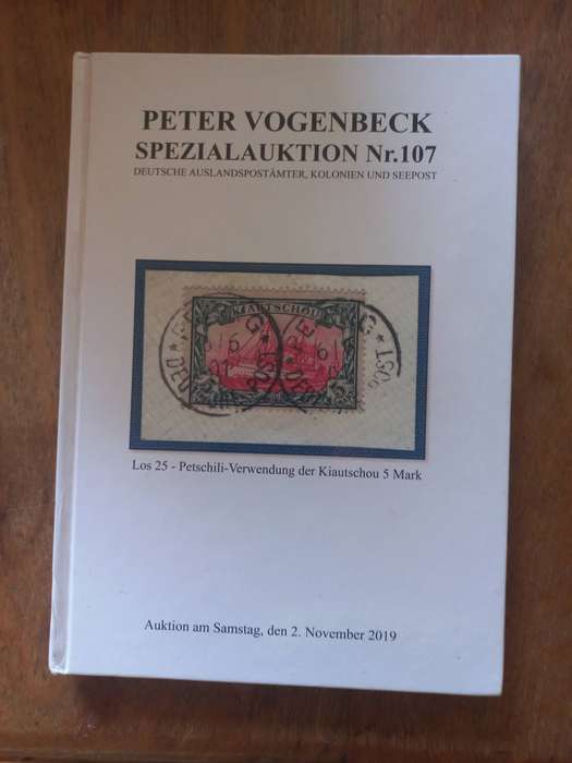 Peter Vogenbeck Spezialauktion Nr.107 - 2019