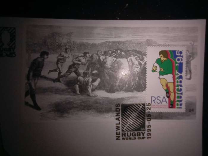 FDC Rugby '95 Official Commemorative Cover (AK-113A)