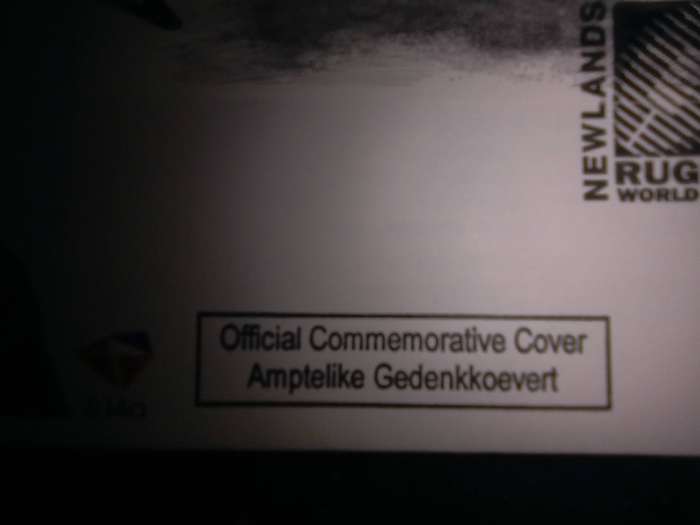 FDC Rugby '95 Official Commemorative Cover (AK-113A)