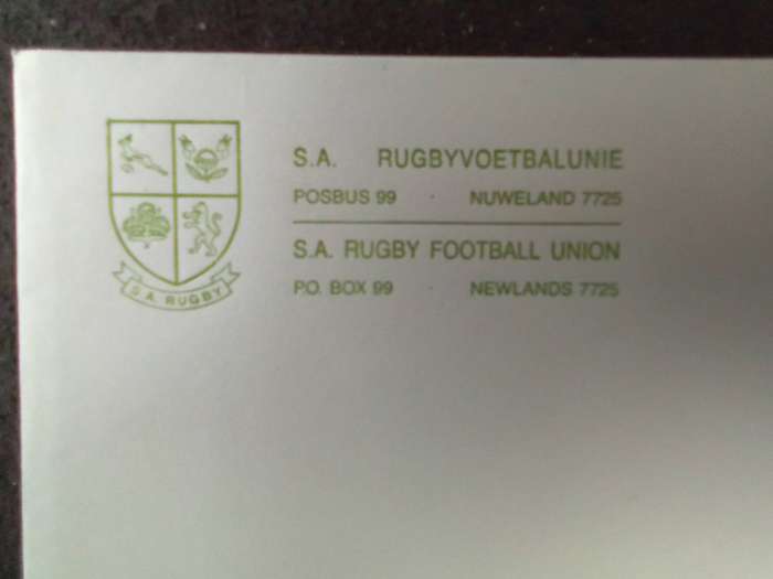 FDC Rugby SARU (AK-136C)