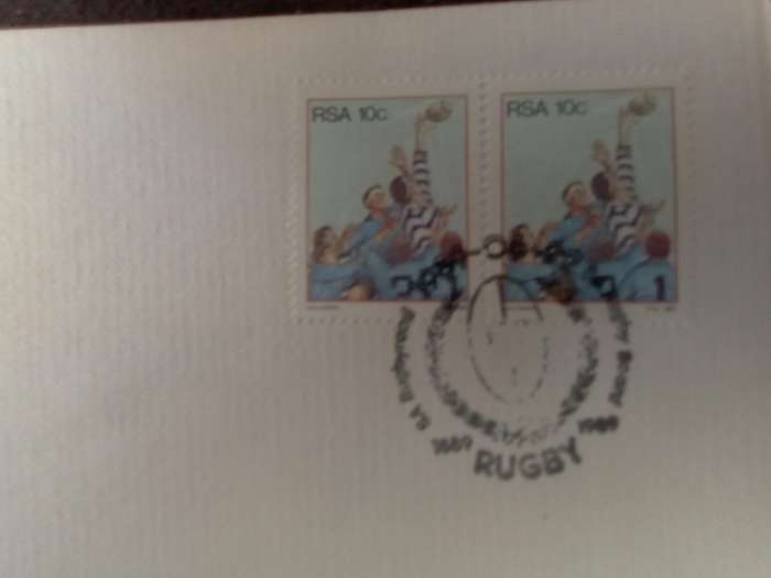 FDC Rugby WPRU 1989 (AK-149D)