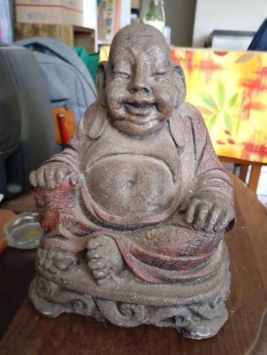 Sitting Stone Buddha (TPS-197G)