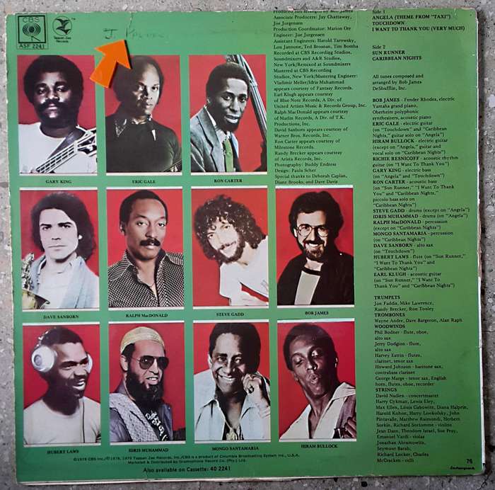 BOB JAMES - TOUCHDOWN Vinyl, LP, Album Country: South Africa Released: 1978