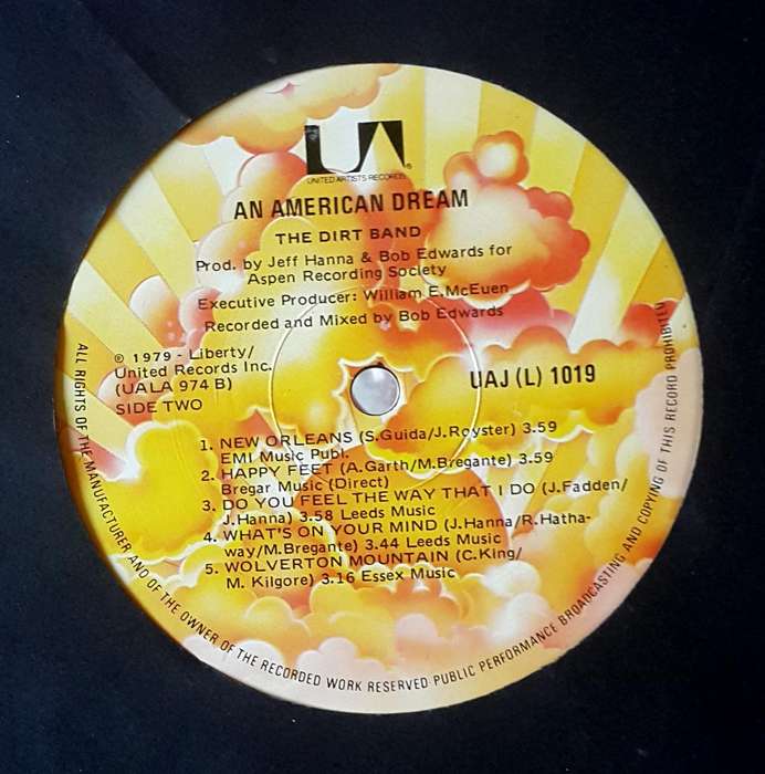 THE DIRT BAND - AN AMERICAN DREAM Vinyl, LP, Album Country: South Africa Released: 1979
