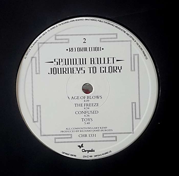 SPANDAU BALLET - JOURNEYS TO GLORY Vinyl, LP, Album Country: UK Released: 1981