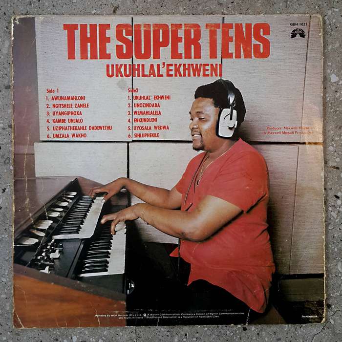 THE SUPER TENS - UKUHLAL'EKHWENI Vinyl, LP, Album Country: South Africa Released: 1981