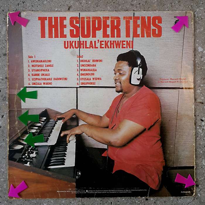 THE SUPER TENS - UKUHLAL'EKHWENI Vinyl, LP, Album Country: South Africa Released: 1981